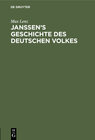 Buchcover Janssen’s Geschichte des deutschen Volkes