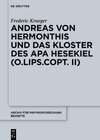 Buchcover Andreas von Hermonthis und das Kloster des Apa Hesekiel