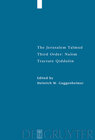 Buchcover The Jerusalem Talmud. Third Order: Našim / Tractate Qiddušin