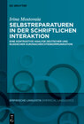 Buchcover Selbstreparaturen in der schriftlichen Interaktion