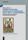 Buchcover Formen lyrischen Erzählens im Minnesang des 12. bis 14. Jahrhunderts