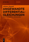 Buchcover Adriano Oprandi: Angewandte Differentialgleichungen / Elastostatik, Schwingungen