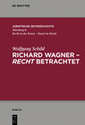 Buchcover Richard Wagner - recht betrachtet