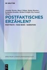 Buchcover Postfaktisches Erzählen?