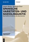 Buchcover Spanische Varietäten- und Soziolinguistik