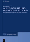 Buchcover Aulus Gellius und die ›Noctes Atticae‹
