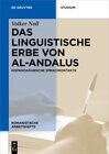 Buchcover Das linguistische Erbe von al-Andalus