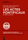 Buchcover Les actes pontificaux