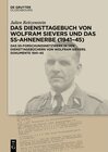 Buchcover Das Diensttagebuch von Wolfram Sievers und das SS-Ahnenerbe (1941–45)