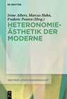 Buchcover Heteronomieästhetik der Moderne