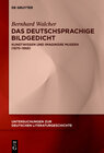 Buchcover Das deutschsprachige Bildgedicht