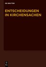 Buchcover Entscheidungen in Kirchensachen seit 1946 / 1.1.2018–30.6.2018
