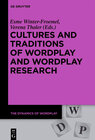 Buchcover Cultures and Traditions of Wordplay and Wordplay Research