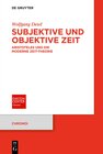 Buchcover Subjektive und objektive Zeit