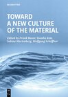 Buchcover Toward a New Culture of the Material