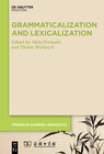 Buchcover Grammaticalization and Lexicalization in Chinese