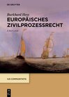 Buchcover Europäisches Zivilprozessrecht