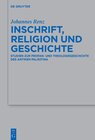 Buchcover Inschrift, Religion und Geschichte