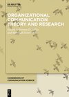 Buchcover Organizational Communication Theory and Research