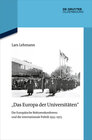 Buchcover "Das Europa der Universitäten"