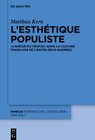 Buchcover L’esthétique populiste
