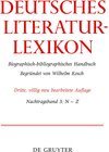 Buchcover Deutsches Literatur-Lexikon / N – Z