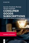 Buchcover Consumer Goods Subscriptions