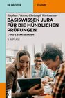 Buchcover Basiswissen Jura für die mündlichen Prüfungen