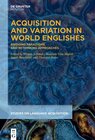 Buchcover Acquisition and Variation in World Englishes