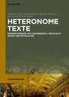 Buchcover Heteronome Texte