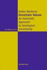 Buchcover Uncertain Values