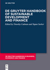 Buchcover De Gruyter Handbook of Sustainable Development and Finance