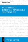 Buchcover Brief an Markella, Sentenzen und Auswahl thematisch verwandter Fragmente
