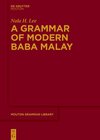 Buchcover A Grammar of Modern Baba Malay