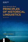 Buchcover Principles of Historical Linguistics