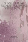 Buchcover Konservierung und Restaurierung weiter denken