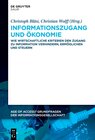 Buchcover Informationszugang und Ökonomie