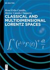 Buchcover Classical and Multidimensional Lorentz Spaces
