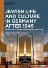 Buchcover Jewish Life and Culture in Germany after 1945
