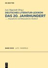 Buchcover Deutsches Literatur-Lexikon. Das 20. Jahrhundert / Lutz - Mansfeld
