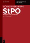 Buchcover Löwe-Rosenberg. Die Strafprozeßordnung und das Gerichtsverfassungsgesetz / §§ 464-500, EGStPO