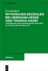 Buchcover Mythisches Erzählen bei Hermann Hesse und Thomas Mann