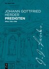 Buchcover Johann Gottfried Herder Predigten