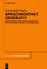 Buchcover Sprachkontakt generativ