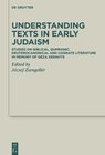 Buchcover Understanding Texts in Early Judaism