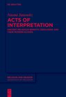 Buchcover Acts of Interpretation