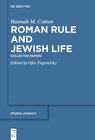 Buchcover Roman Rule and Jewish Life