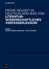 Buchcover Frühe Neuzeit in Deutschland. 1620-1720 / Lehms, Georg Christian – Opitz, Martin