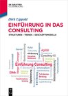 Buchcover Einführung in das Consulting