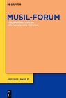 Buchcover Musil-Forum / 2021/2022